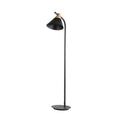 Scandinavische Vloerlamp van Metaal met Kegelvormige Kap | Staande Leeslamp met Gebogen Arm voor Woonkamer | Slaapkamer en Leeshoek