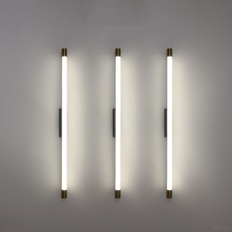 Minimalistische LED Wandlamp als Dunne Lichtbuis | Spiegellamp en Wandverlichting van Aluminium voor Woonkamer | Slaapkamer en Kaptafel