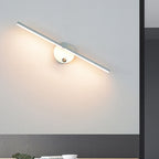 Minimalistische LED Wandlamp met Lange Lichtbalk van Aluminium | Spiegellamp en Bedlamp met of Zonder Schakelaar voor Slaapkamer | Woonkamer en Hal