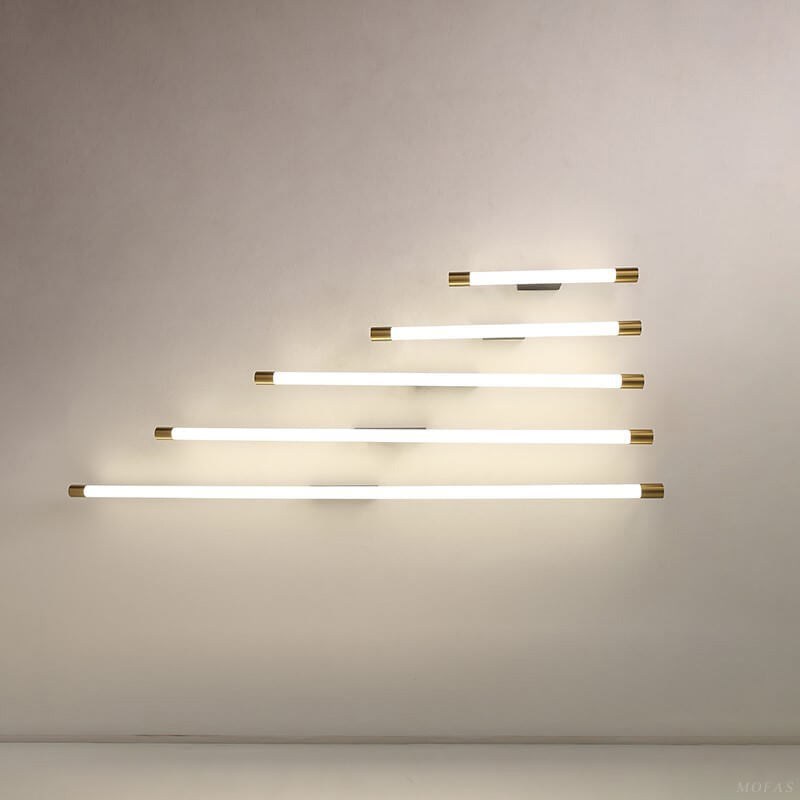Minimalistische LED Wandlamp als Dunne Lichtbuis | Spiegellamp en Wandverlichting van Aluminium voor Woonkamer | Slaapkamer en Kaptafel