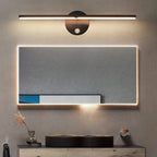 Minimalistische LED Wandlamp met Lange Lichtbalk van Aluminium | Spiegellamp en Bedlamp met of Zonder Schakelaar voor Slaapkamer | Woonkamer en Hal