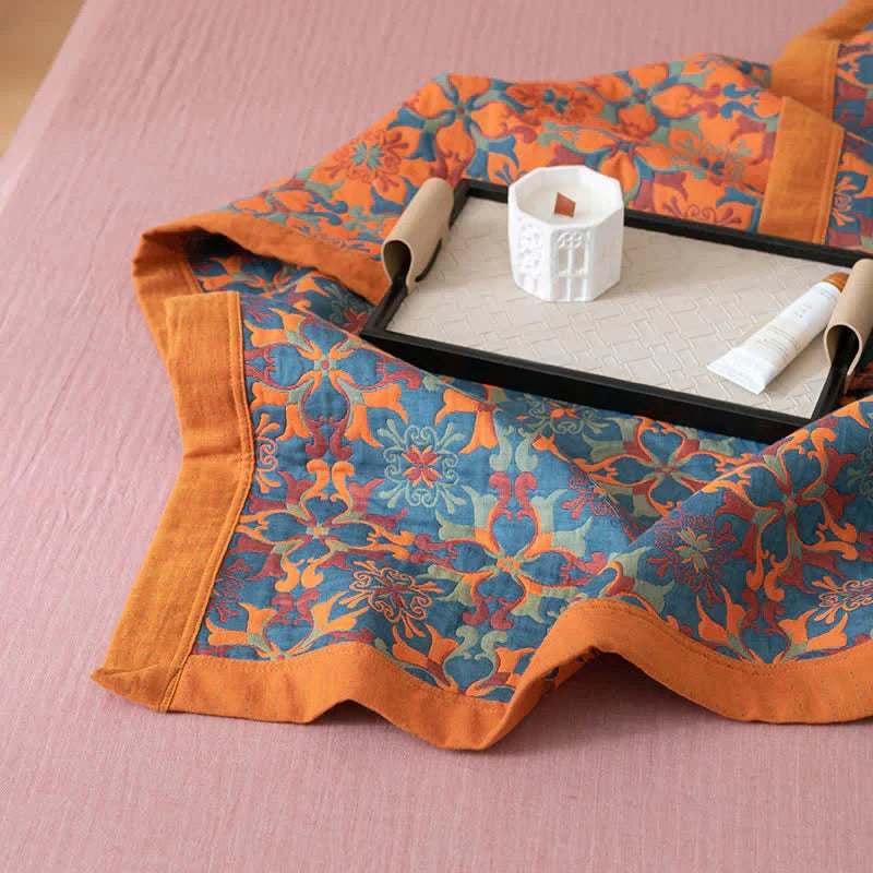 Katoenen Quilt Bedsprei met Patroon | Meerlaagse Sprei en Plaid van Ademend Katoen voor Bed en Bank