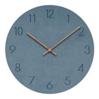 Moderne Wandklok met Stil Uurwerk Scandinavische Klok zonder Tikken met Houten Wijzers Minimalistische Klok voor Woonkamer | Slaapkamer en Kantoor