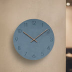 Moderne Wandklok met Stil Uurwerk Scandinavische Klok zonder Tikken met Houten Wijzers Minimalistische Klok voor Woonkamer | Slaapkamer en Kantoor