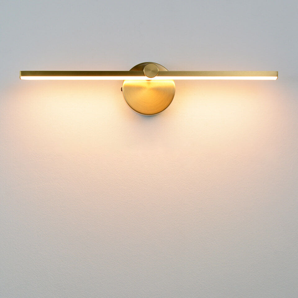 Minimalistische LED Wandlamp met Lange Lichtbalk van Aluminium | Spiegellamp en Bedlamp met of Zonder Schakelaar voor Slaapkamer | Woonkamer en Hal