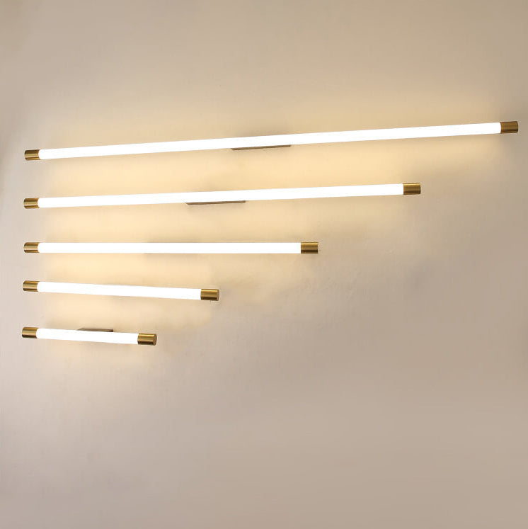 Minimalistische LED Wandlamp als Dunne Lichtbuis | Spiegellamp en Wandverlichting van Aluminium voor Woonkamer | Slaapkamer en Kaptafel