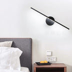 Minimalistische LED Wandlamp met Lange Lichtbalk van Aluminium | Spiegellamp en Bedlamp met of Zonder Schakelaar voor Slaapkamer | Woonkamer en Hal