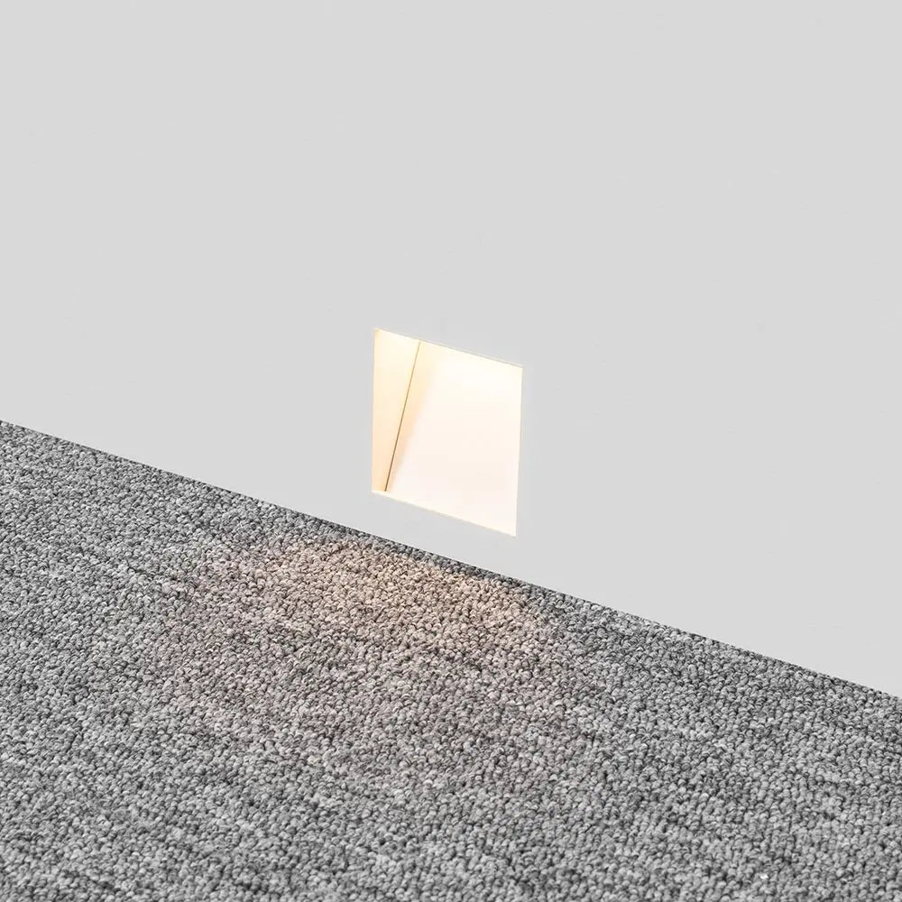 Inbouw LED Wandlamp met Bewegingssensor Randloze Traplamp met Geperforeerd Paneel en Zacht Licht naar Beneden voor Trap | Hal en Gang