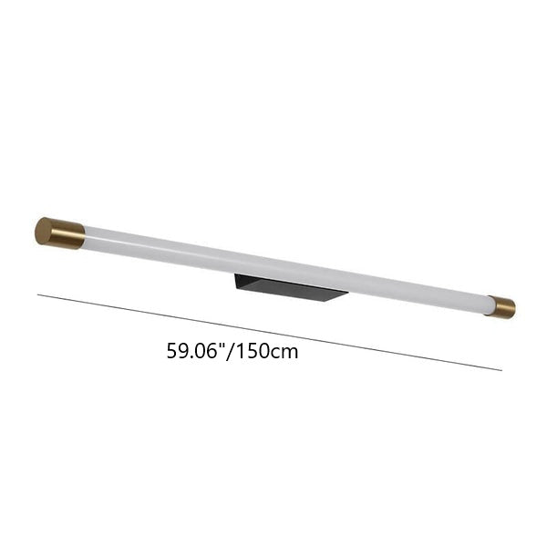 Minimalistische LED Wandlamp als Dunne Lichtbuis | Spiegellamp en Wandverlichting van Aluminium voor Woonkamer | Slaapkamer en Kaptafel