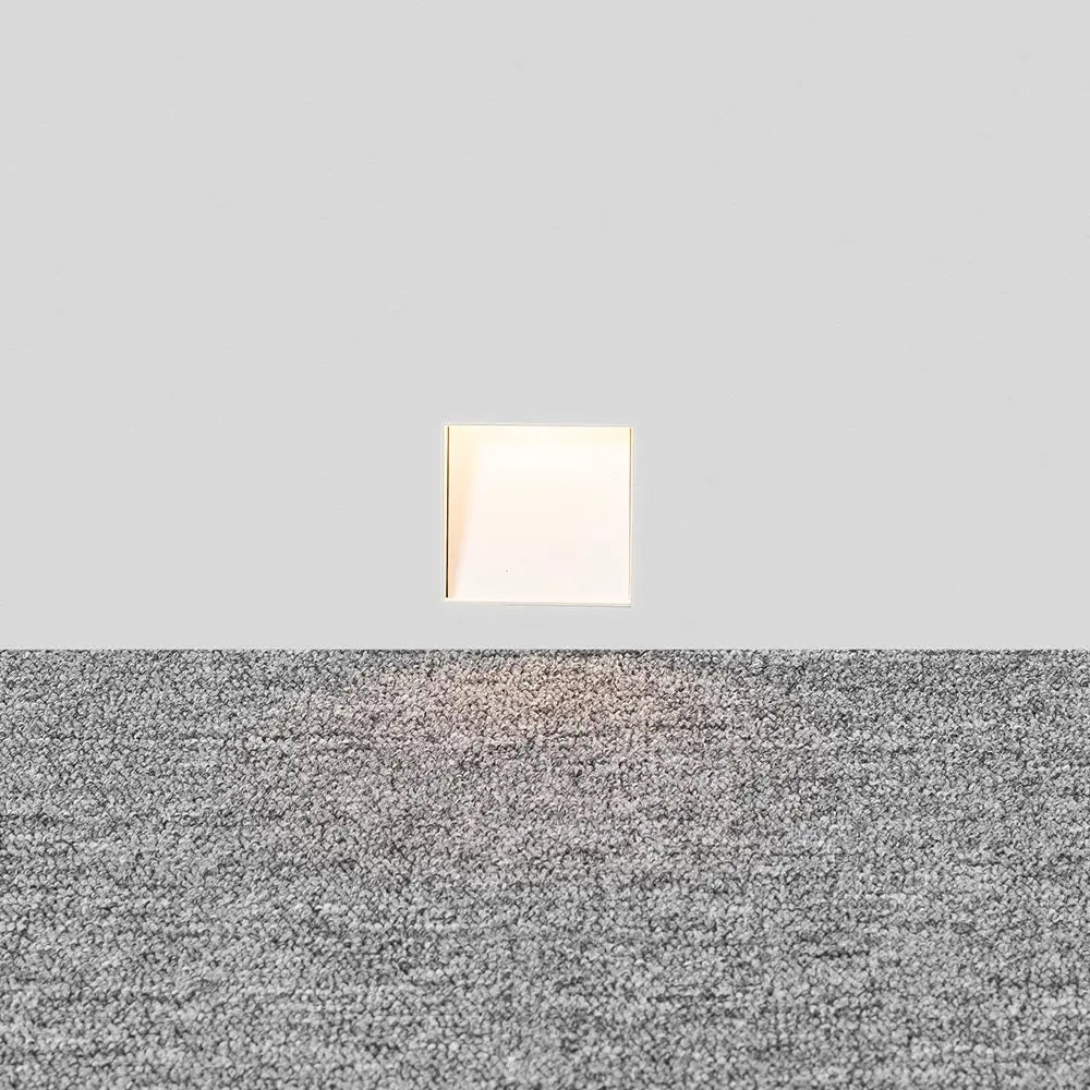 Inbouw LED Wandlamp met Bewegingssensor Randloze Traplamp met Geperforeerd Paneel en Zacht Licht naar Beneden voor Trap | Hal en Gang