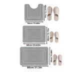 Memory Foam Badmatset met Toiletmat | Zachte Antislip Badmatten Absorberend en Machinewasbaar voor Badkamer en Toilet