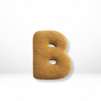 Letterkussen Alfabet Sierkussen in Lettervorm Zacht Decoratief Kussen voor Naam of Initialen op Bank | Bed en Kinderkamer