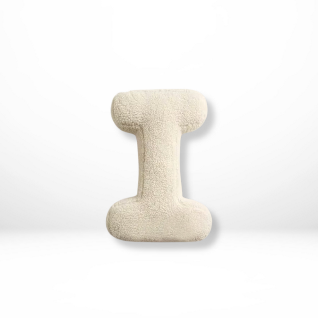 Letterkussen Alfabet Sierkussen in Lettervorm Zacht Decoratief Kussen voor Naam of Initialen op Bank | Bed en Kinderkamer