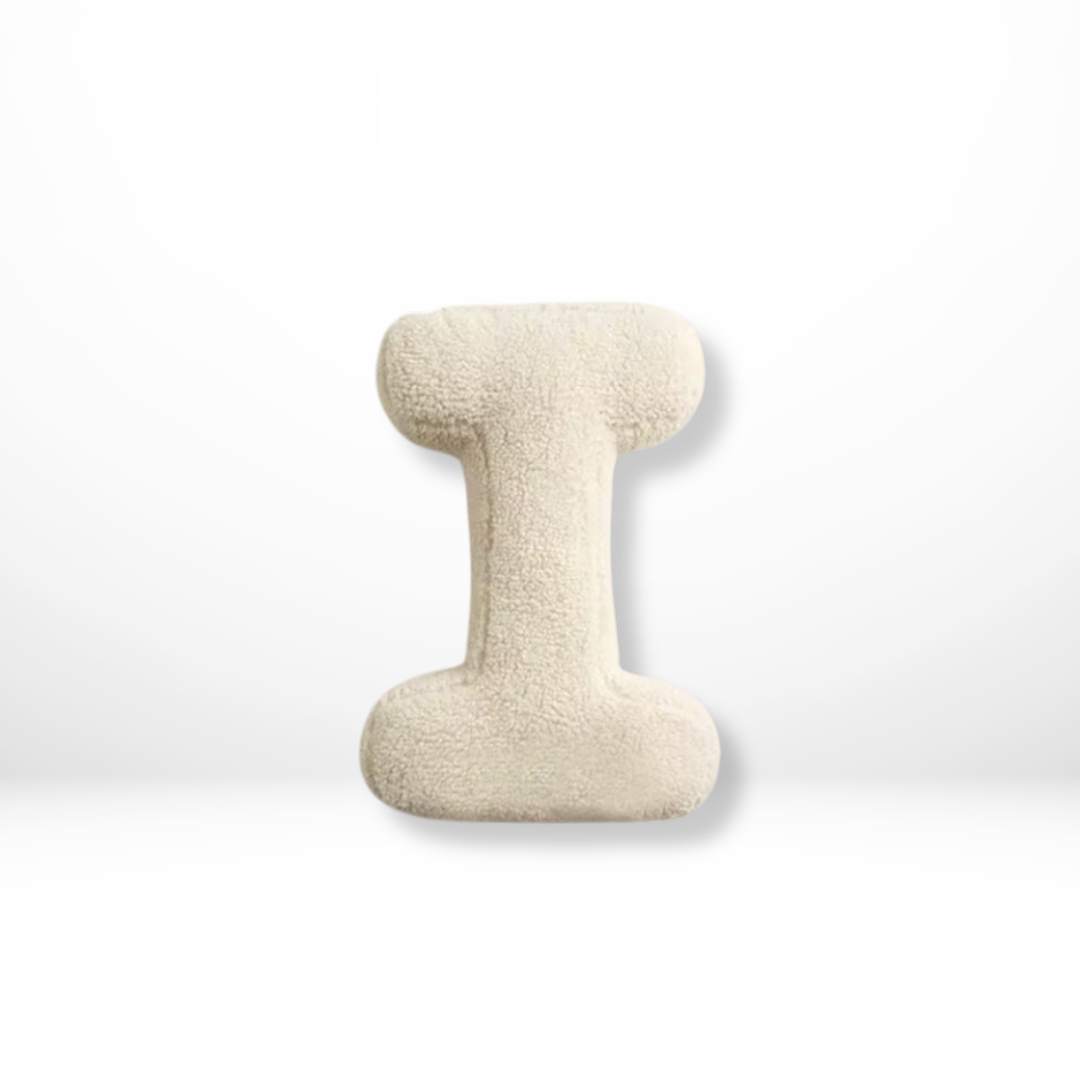 Letterkussen Alfabet Sierkussen in Lettervorm Zacht Decoratief Kussen voor Naam of Initialen op Bank | Bed en Kinderkamer