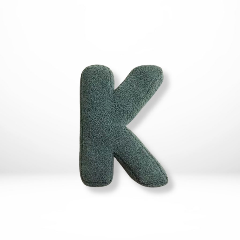 Letterkussen Alfabet Sierkussen in Lettervorm Zacht Decoratief Kussen voor Naam of Initialen op Bank | Bed en Kinderkamer