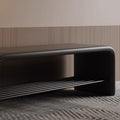 Schoenenbank met Kunstleren Zitting en Stalen Schoenenrek | Moderne Halbank Zonder Rugleuning voor Hal | Slaapkamer en Woonkamer