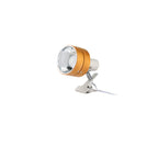 Houten Klemlamp Japanse Stijl Kleine Ronde Leeslamp met Klem en Stekker voor Bed | Boekenkast en Bureau