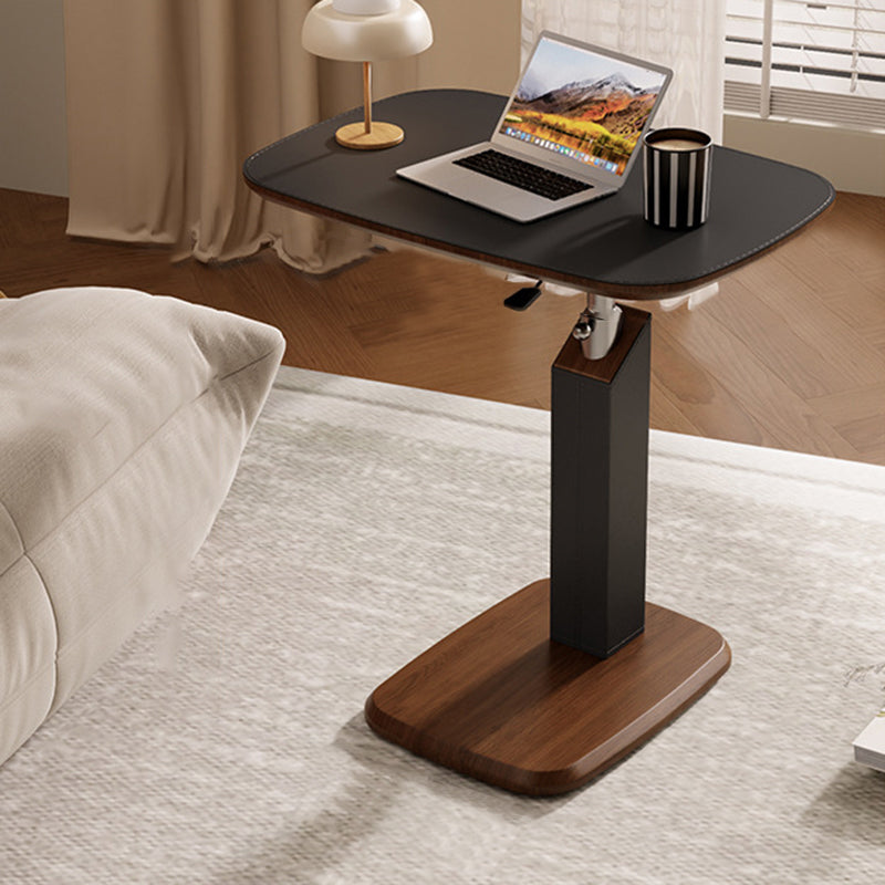 Scandinavische Bijzettafel in Hoogte Verstelbaar met Draaibaar Tafelblad | Laptoptafel en Banktafel voor Woonkamer en Slaapkamer