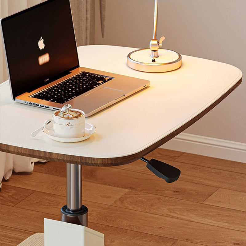 Scandinavische Bijzettafel in Hoogte Verstelbaar met Draaibaar Tafelblad | Laptoptafel en Banktafel voor Woonkamer en Slaapkamer