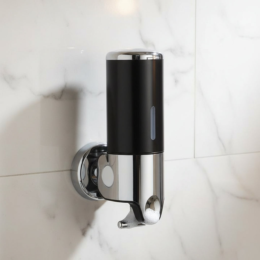 Zeepdispenser voor Wandmontage | Roestvrijstalen Zeeppomp voor Zeep Shampoo en Lotion | Voor Badkamer Keuken en Toilet