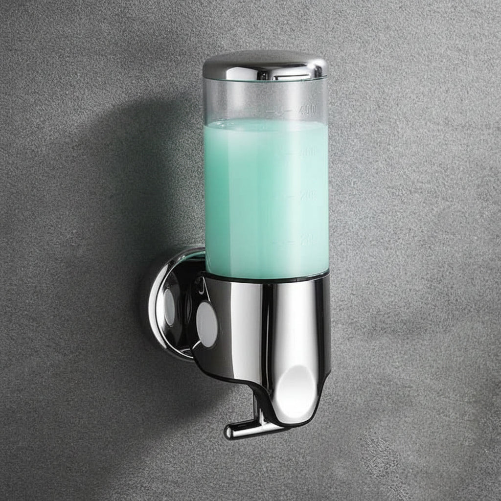 Zeepdispenser voor Wandmontage | Roestvrijstalen Zeeppomp voor Zeep Shampoo en Lotion | Voor Badkamer Keuken en Toilet