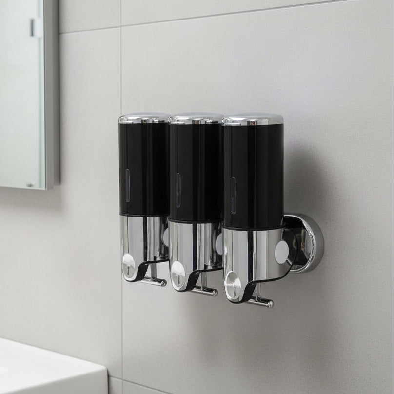 Zeepdispenser voor Wandmontage | Roestvrijstalen Zeeppomp voor Zeep Shampoo en Lotion | Voor Badkamer Keuken en Toilet