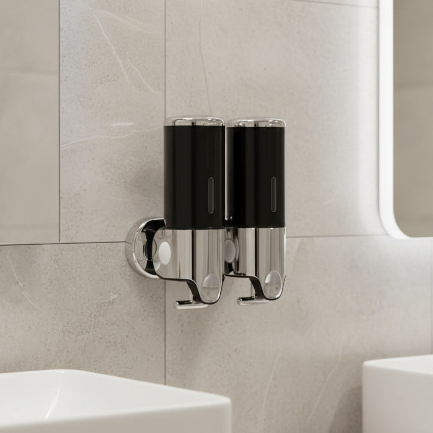 Zeepdispenser voor Wandmontage | Roestvrijstalen Zeeppomp voor Zeep Shampoo en Lotion | Voor Badkamer Keuken en Toilet