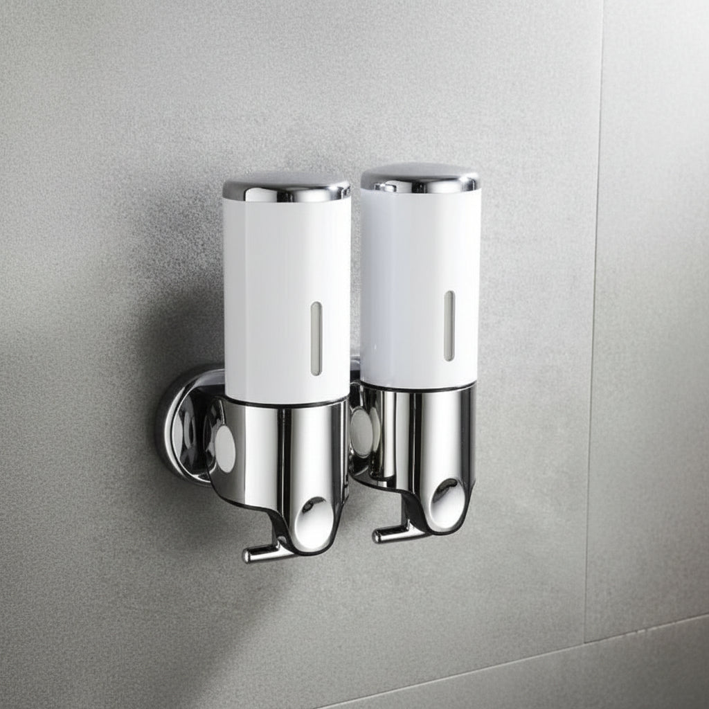 Zeepdispenser voor Wandmontage | Roestvrijstalen Zeeppomp voor Zeep Shampoo en Lotion | Voor Badkamer Keuken en Toilet