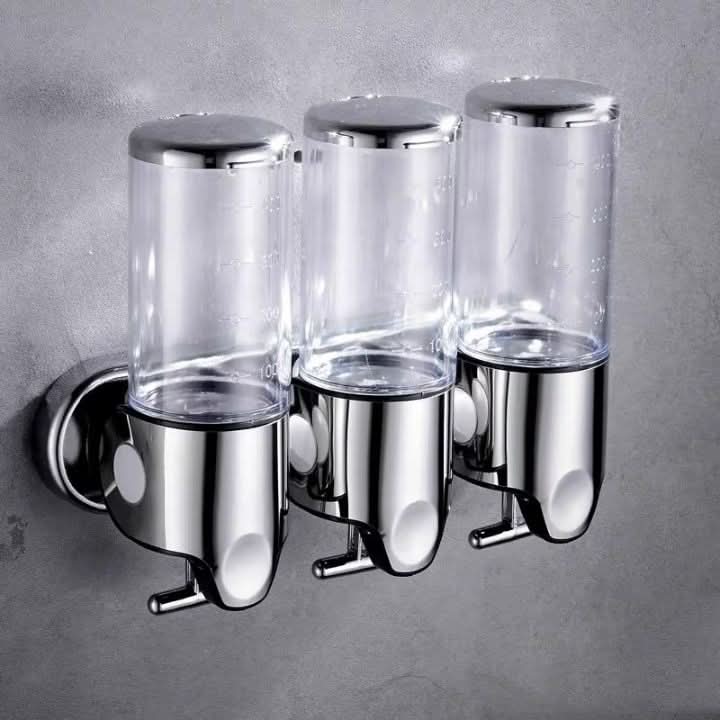 Zeepdispenser voor Wandmontage | Roestvrijstalen Zeeppomp voor Zeep Shampoo en Lotion | Voor Badkamer Keuken en Toilet