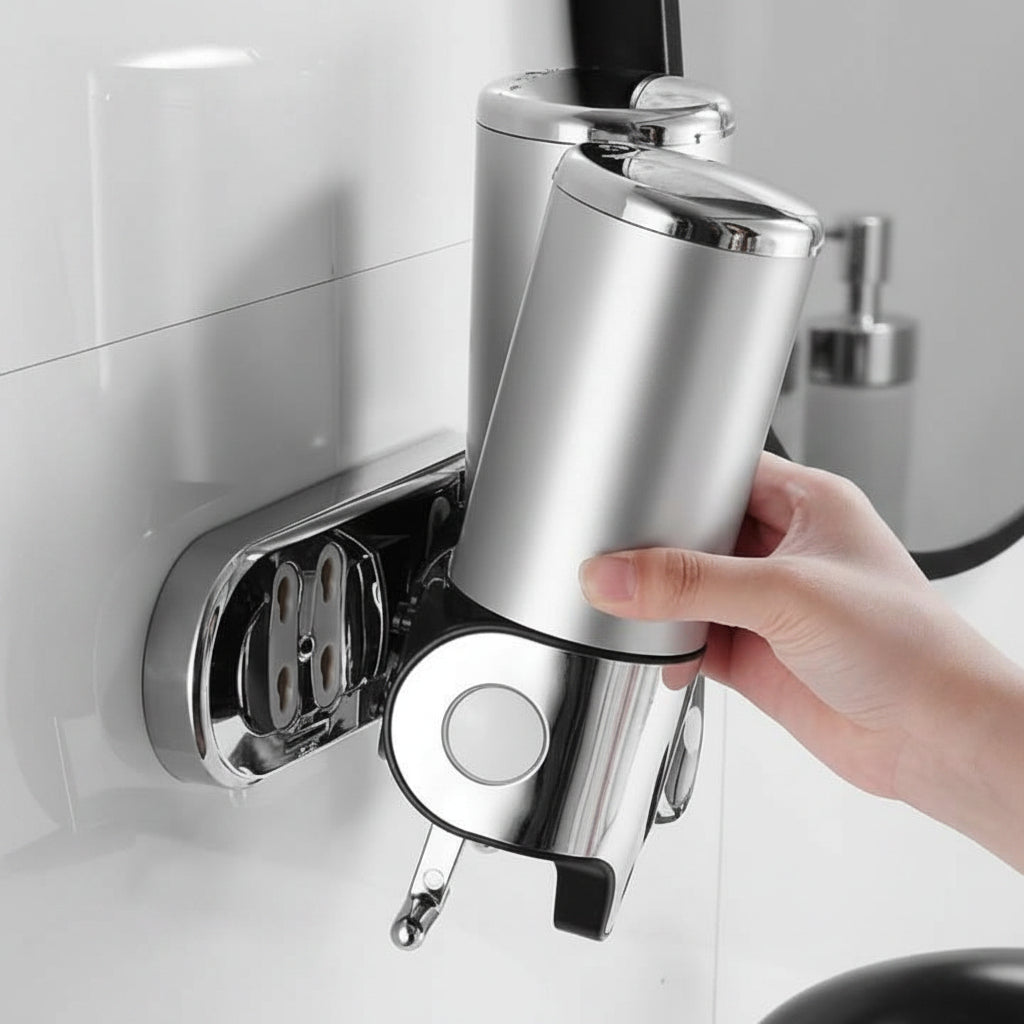 Zeepdispenser voor Wandmontage | Roestvrijstalen Zeeppomp voor Zeep Shampoo en Lotion | Voor Badkamer Keuken en Toilet