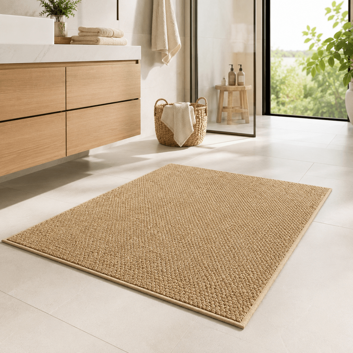 Absorberende Deurmat voor Binnen en Buiten | Sneldrogende Schoonloopmat met Antislip voor Hal Entree Badkamer en Balkon