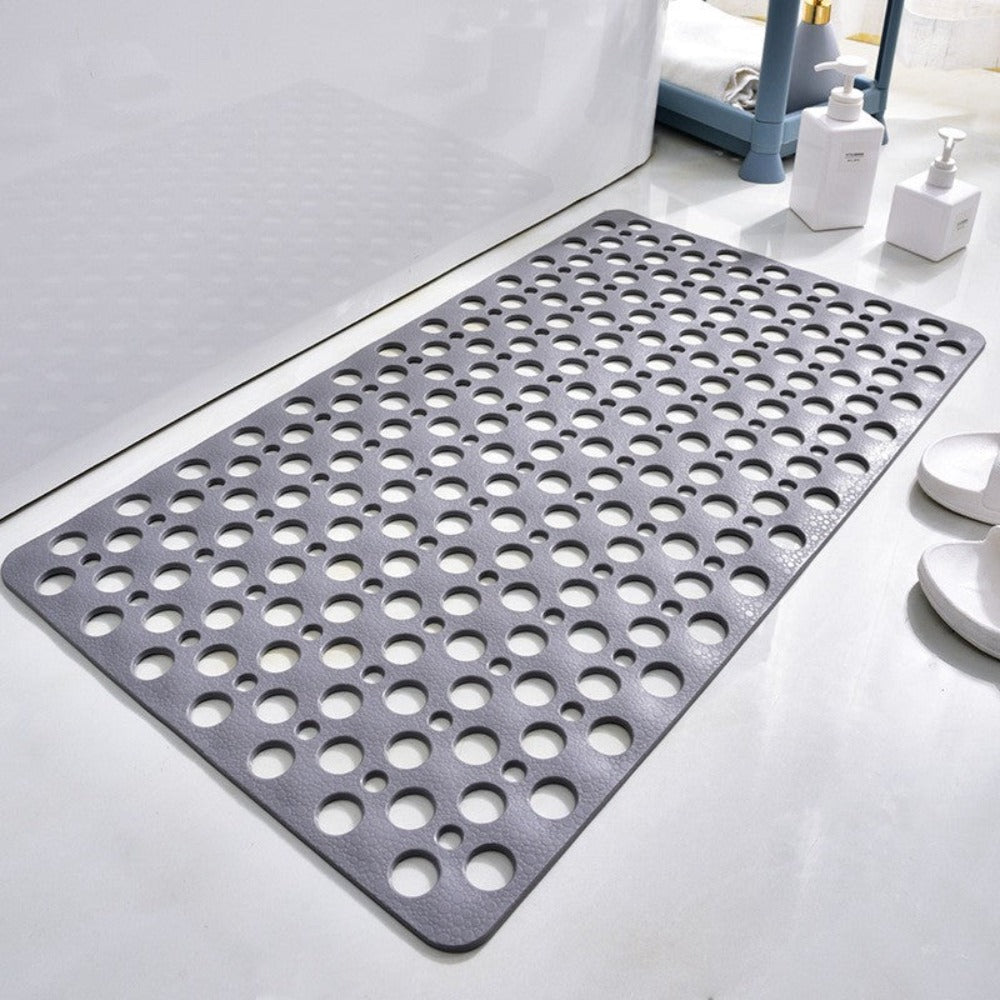 Antislip Douchemat met Zuignappen en Afvoergaten | Flexibele Badkuipmat voor Douche en Bad | Eenvoudig Schoon te Maken Badmat voor Badkamer
