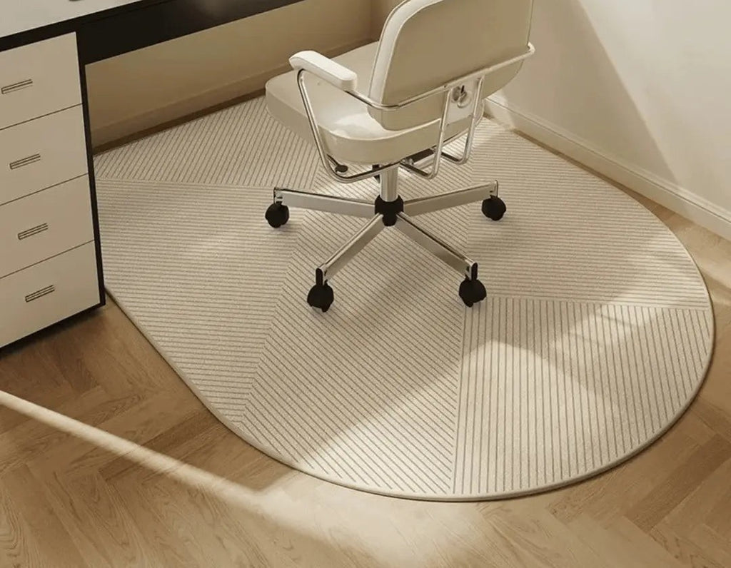 Bureaustoelmat met Antislip Onderkant | Vloerbeschermer voor Bureaustoel met Modern Patroon voor Kantoor | Thuiswerkplek en Gameplek