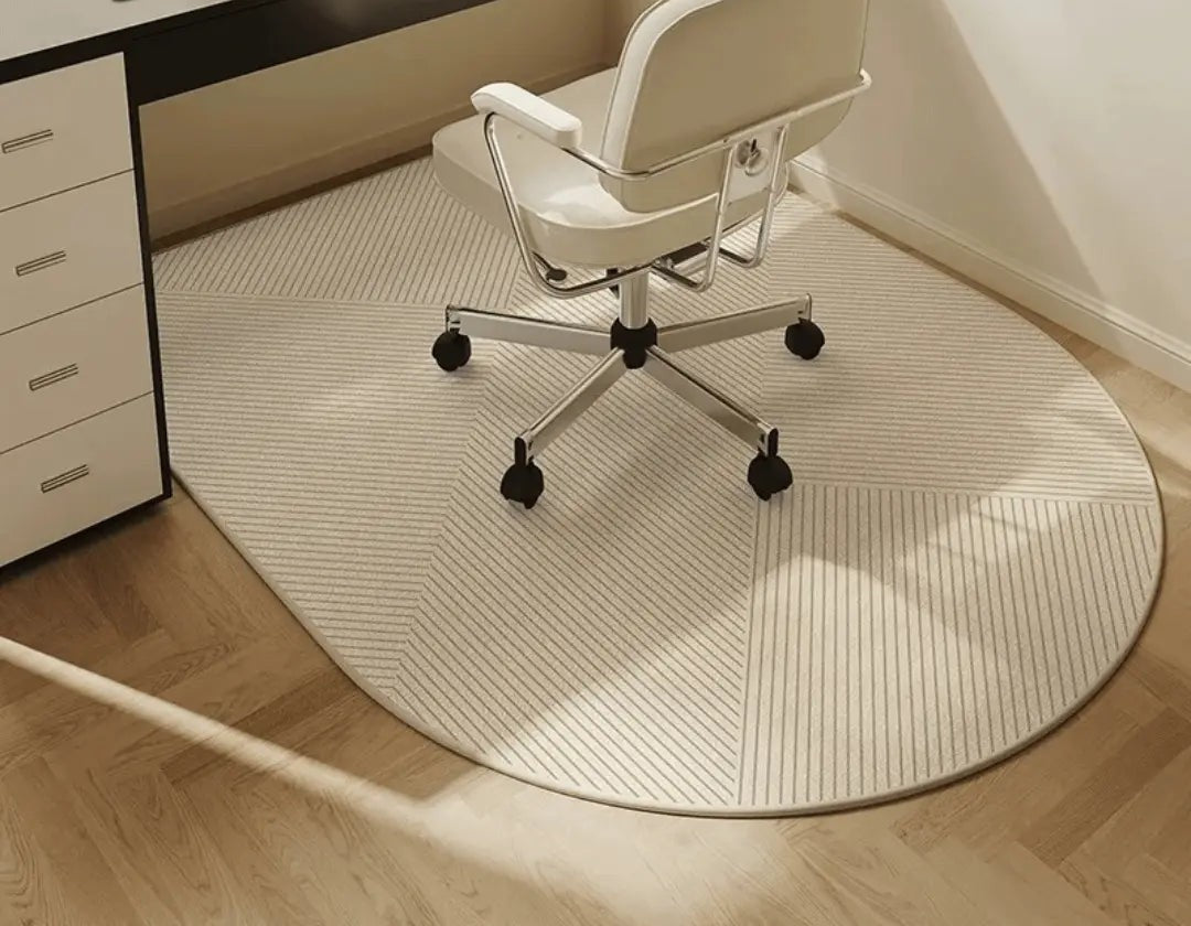 Bureaustoelmat met Antislip Onderkant | Vloerbeschermer voor Bureaustoel met Modern Patroon voor Kantoor | Thuiswerkplek en Gameplek