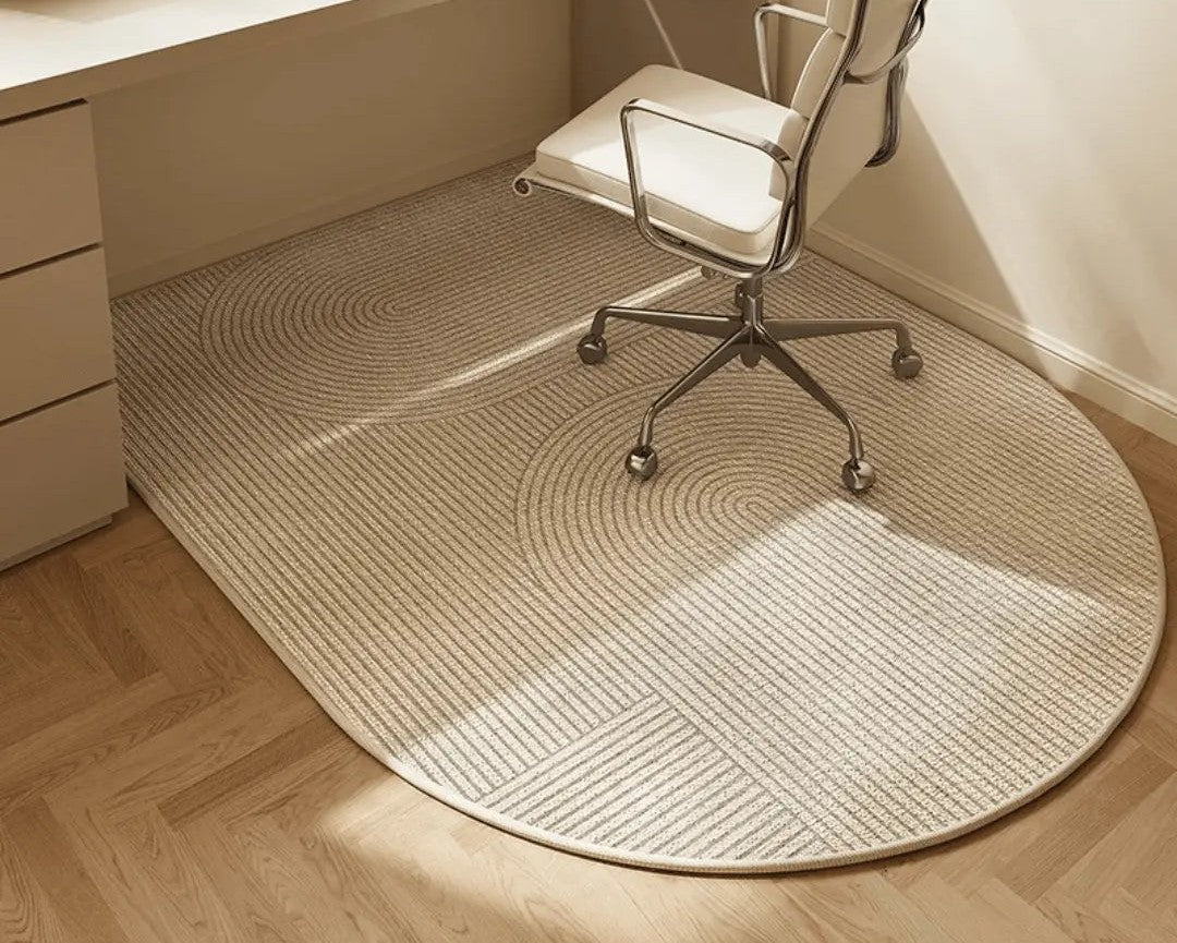 Bureaustoelmat met Antislip Onderkant | Vloerbeschermer voor Bureaustoel met Modern Patroon voor Kantoor | Thuiswerkplek en Gameplek