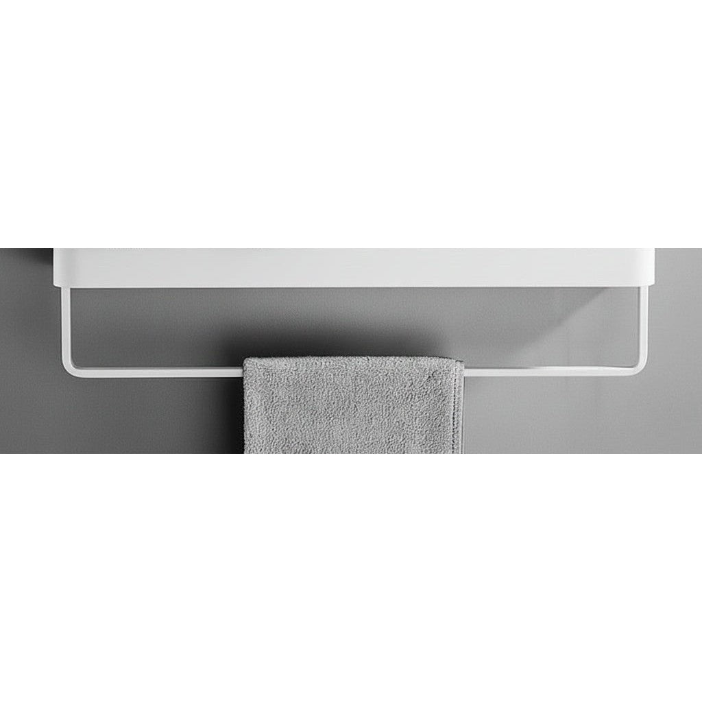 Badkamerplank zonder Boren Zelfklevende Doucheplank van Aluminium met Optionele Handdoekhouder en Haken voor Douche | Badkamer en Toilet