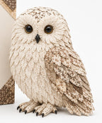 Patchwork Knutselpakket Vogel | Gelaagde Stoffen Decoratievogel Maken zonder Naaien met Voorgesneden Genummerde Stofjes en Handleiding
