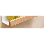 Houten Badkamer Wandplank zonder Boren | Zelfklevend Badkamerrekje voor Toilet en Washok | Vochtbestendig en Ruimtebesparend
