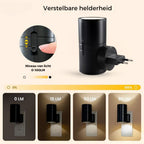 Dimbare LED Stekkerlamp met Lichtsensor Nachtlampje voor in het Stopcontact zonder Bedrading voor Gang | Trap en Slaapkamer