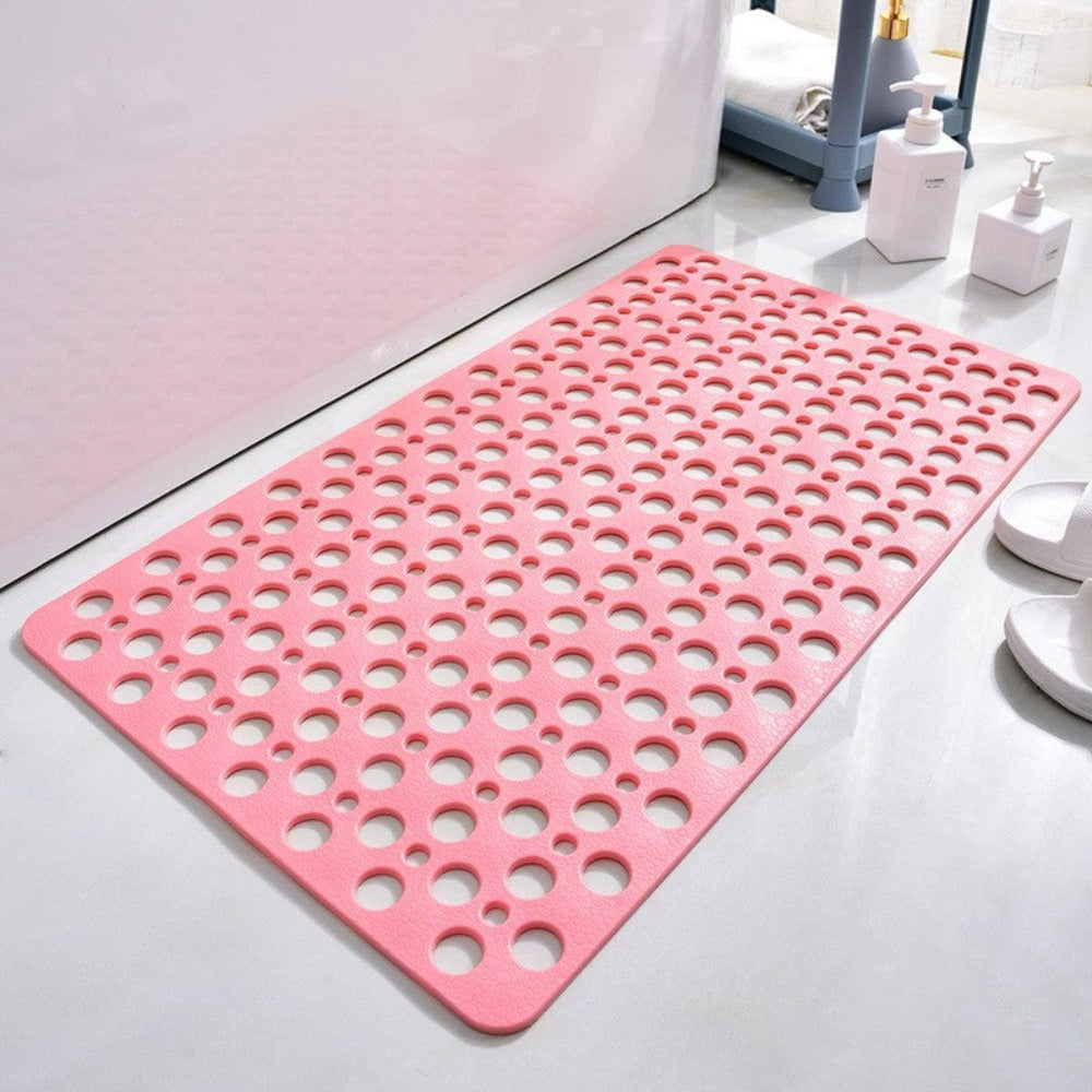 Antislip Douchemat met Zuignappen en Afvoergaten | Flexibele Badkuipmat voor Douche en Bad | Eenvoudig Schoon te Maken Badmat voor Badkamer