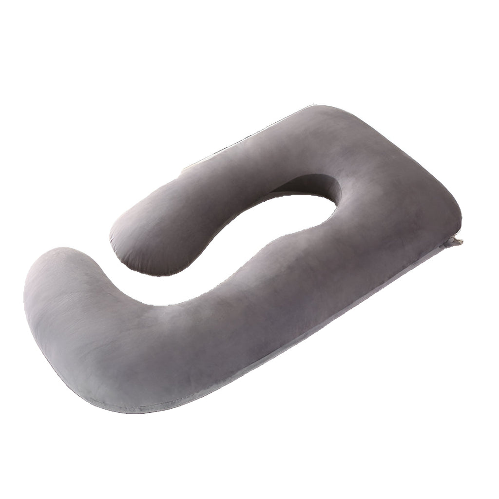 Zwangerschapskussen U Vorm | Groot Lichaamskussen voor Zijslapers met Afneembare Wasbare Hoes | Voedingskussen en Body Pillow voor Bed en Bank