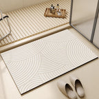 Sneldrogende Badmat Absorberend Antislip Badkamermat met Rubberen Onderkant Dunne Oprolbare Badmat voor Badkamer | Douche en Keuken
