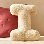 Letterkussen Alfabet Sierkussen in Lettervorm Zacht Decoratief Kussen voor Naam of Initialen op Bank | Bed en Kinderkamer
