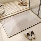 Sneldrogende Badmat Absorberend Antislip Badkamermat met Rubberen Onderkant Dunne Oprolbare Badmat voor Badkamer | Douche en Keuken