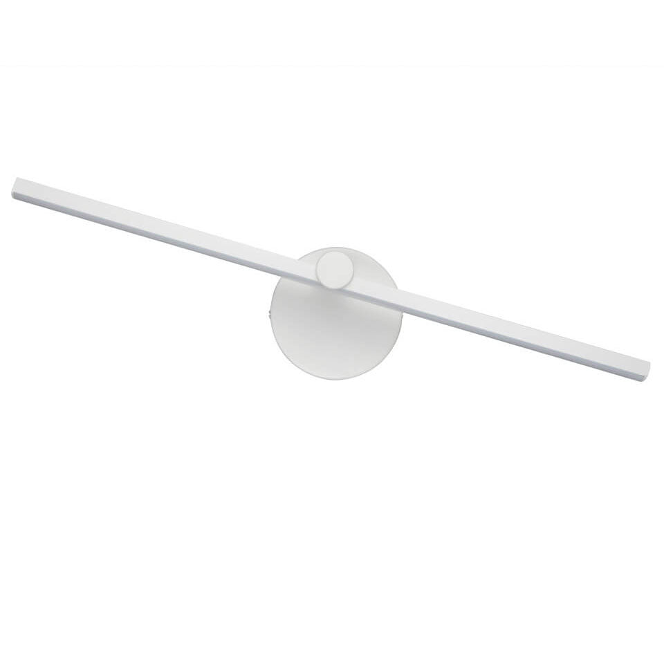 Minimalistische LED Wandlamp met Lange Lichtbalk van Aluminium | Spiegellamp en Bedlamp met of Zonder Schakelaar voor Slaapkamer | Woonkamer en Hal