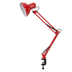 Klemlamp met Lange Zwenkarm Verstelbare Bureaulamp met Klem Architectenlamp van Metaal voor Bureau | Slaapkamer en Werkplek