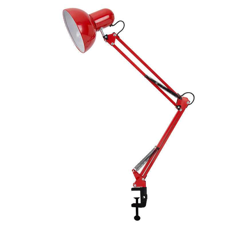 Klemlamp met Lange Zwenkarm Verstelbare Bureaulamp met Klem Architectenlamp van Metaal voor Bureau | Slaapkamer en Werkplek
