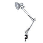 Klemlamp met Lange Zwenkarm Verstelbare Bureaulamp met Klem Architectenlamp van Metaal voor Bureau | Slaapkamer en Werkplek