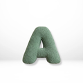 Letterkussen Alfabet Sierkussen in Lettervorm Zacht Decoratief Kussen voor Naam of Initialen op Bank | Bed en Kinderkamer
