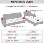 Fluwelen Stretch Bankhoes Elastische Sofahoes met Antislip Pasvorm Wasbaar voor Fauteuil | Tweezitsbank en Driezitsbank